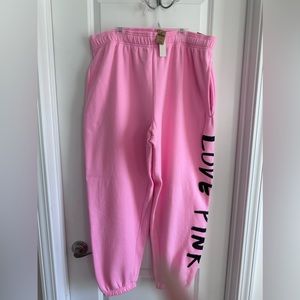 Victoria Secret PINK campus pants. New. Never warned. Ready to ship.
